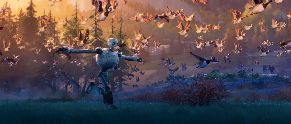 2ybh7pr the wild robot (2024), directed by chris sanders. credit: dreamworks animation / universal pictures / album