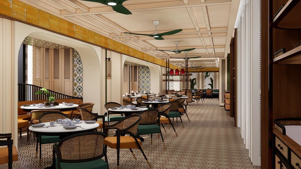 高雄洲際酒店「好客」南洋風餐廳開幕！「海南雞飯、沙嗲烤串」道地星馬料理，結合茶葉文化設置台灣茶吧