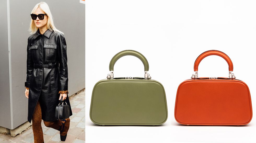 Handbag, Bag, Fashion accessory, Leather, Fashion, Luggage and bags, Hand luggage, Tote bag, Material property, Kelly bag, 