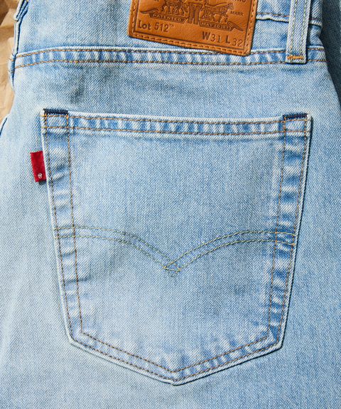 Denim, Jeans, Clothing, Pocket, Textile, Stitch, Beige, Trousers, 