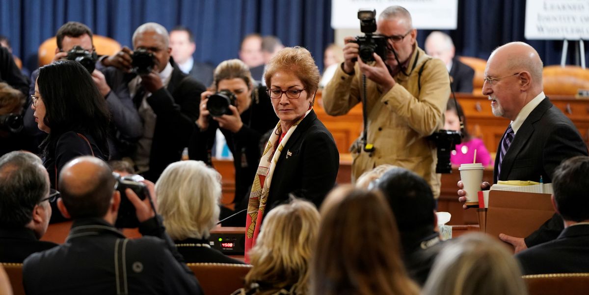 Marie Yovanovitch Impeachment Hearing Ends With Standing Ovation for ...