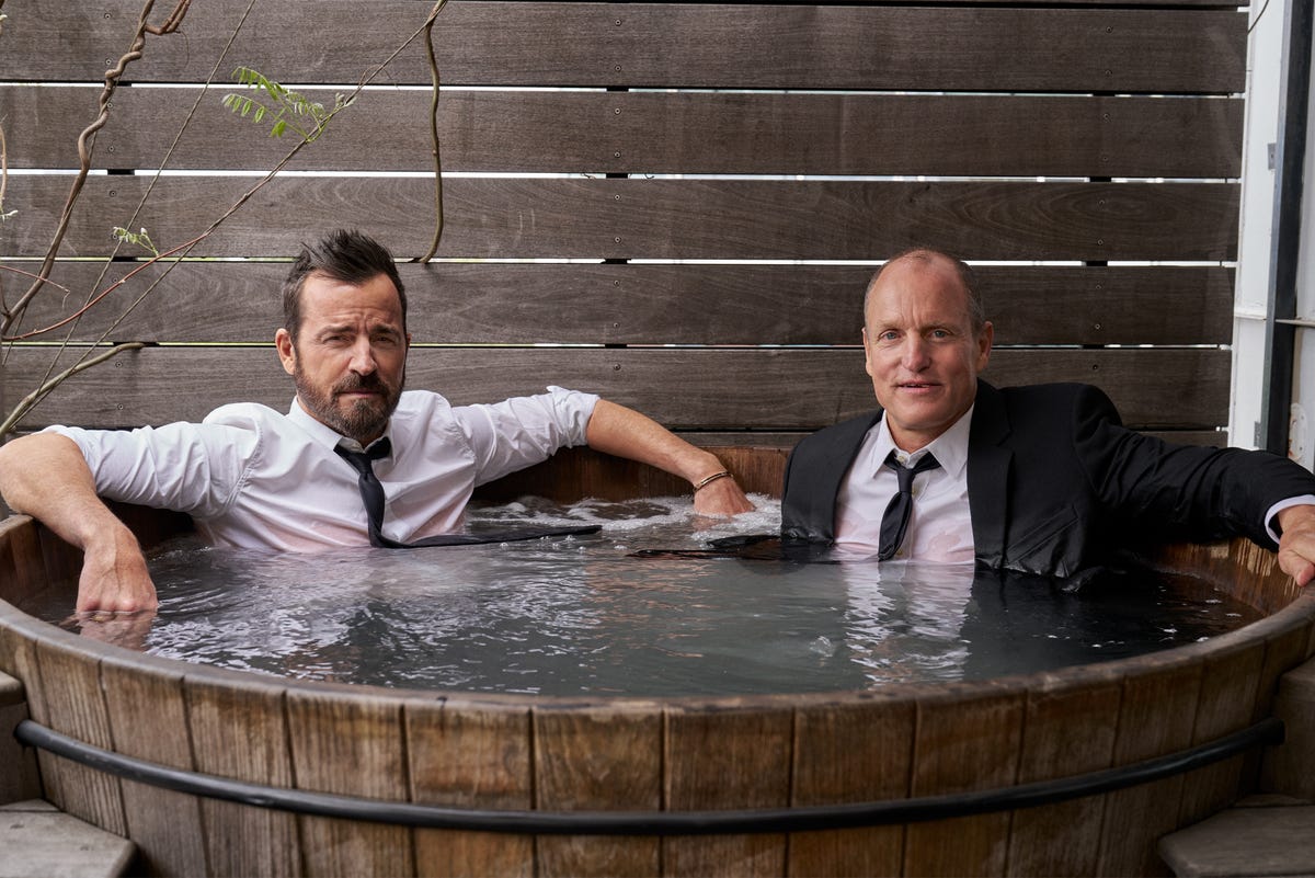 Woody Harrelson And Justin Theroux On White House Plumbers Watergate And Whats Next