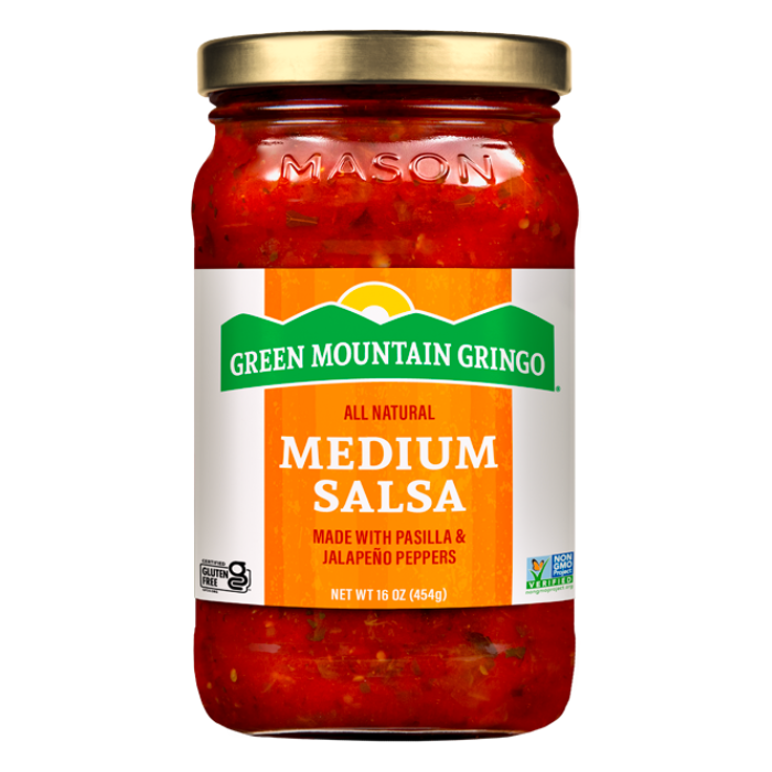 a jar of red sauce