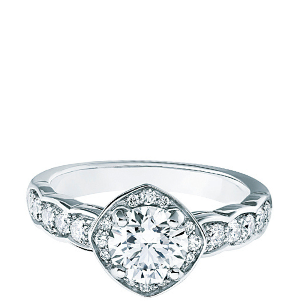 a ring with diamonds