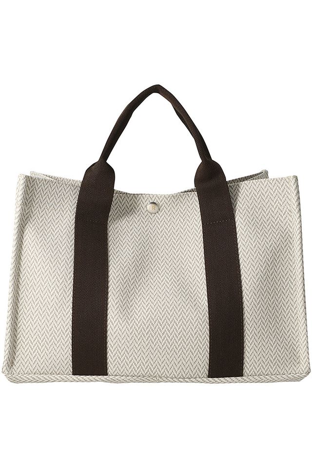 a black and white bag