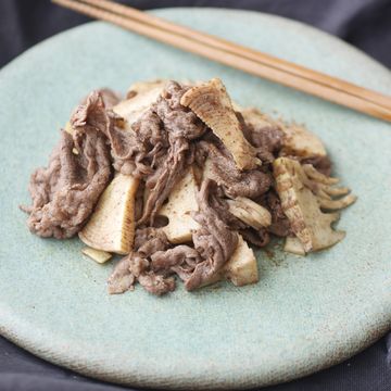 牛肉と筍のガラムマサラ炒め