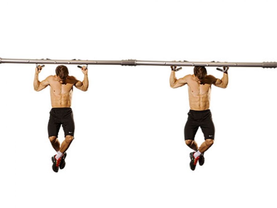 Behind the neck pull up