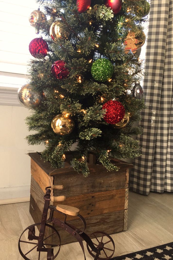 wood tree box diy christmas tree stands