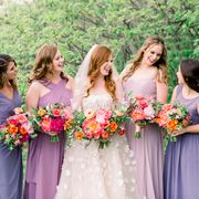 People in nature, Photograph, Bride, Dress, Flower Arranging, Floral design, Ceremony, Event, Gown, Bridal party dress, 