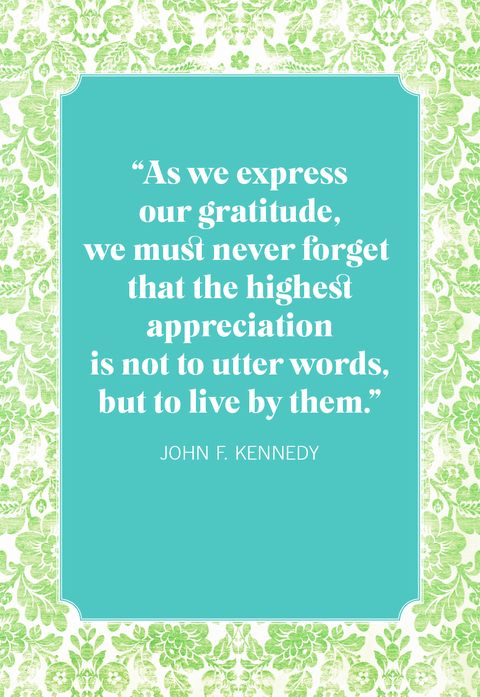 gratitude quotes jfk