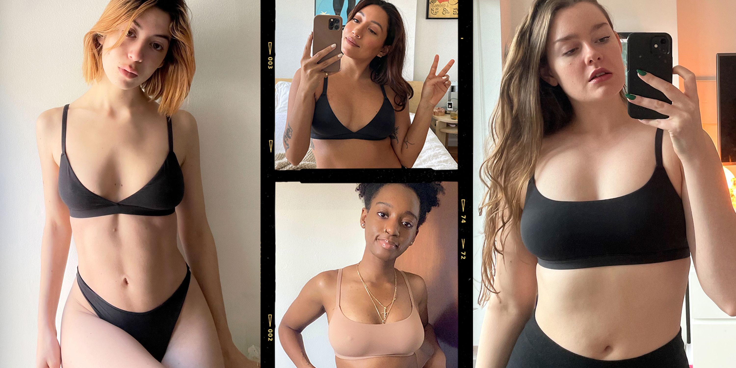 I'm midsize & tried Kim Kardashian's naked Skims bras for 12 hours