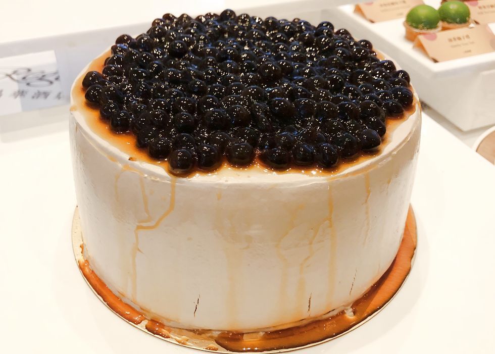2019年10款人氣爆棚甜點，晶華酒店珍奶蛋糕