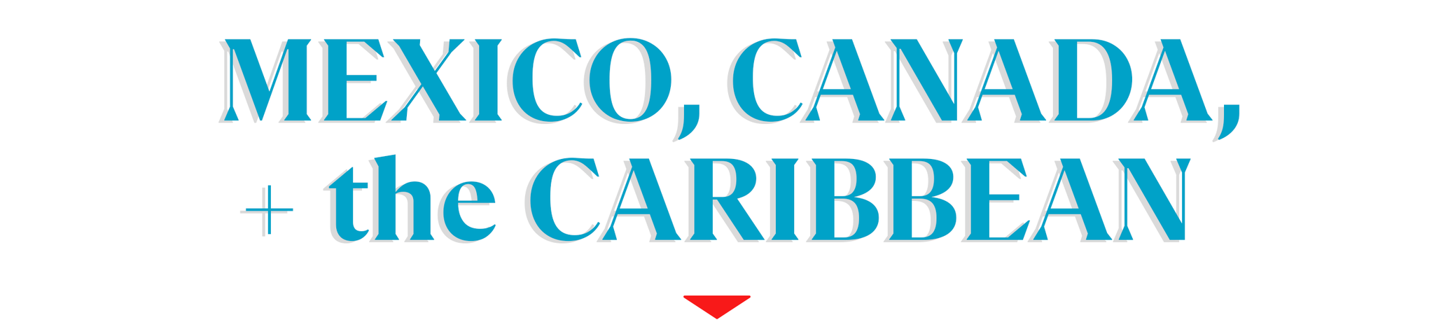 mexico, canada, the caribbean