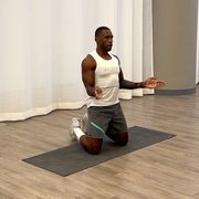 mini resistance band exercises, 3 position pull apart