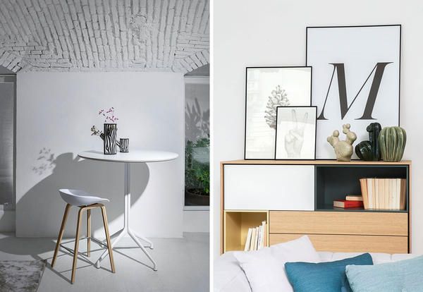 White, Furniture, Room, Interior design, Table, Wall, House, Shelf, Black-and-white, Design, 