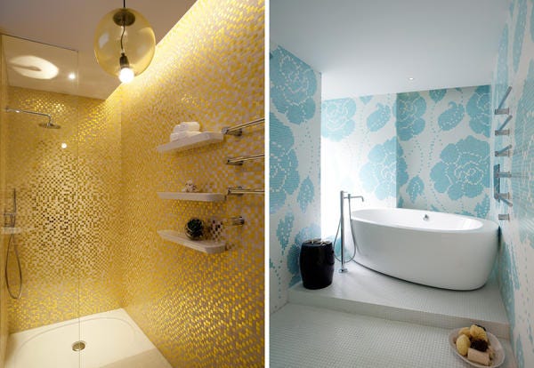 Bathroom, Tile, Room, Property, Wall, Interior design, Tap, Floor, Ceramic, Bathtub, 