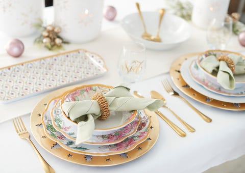 fancy tablescape