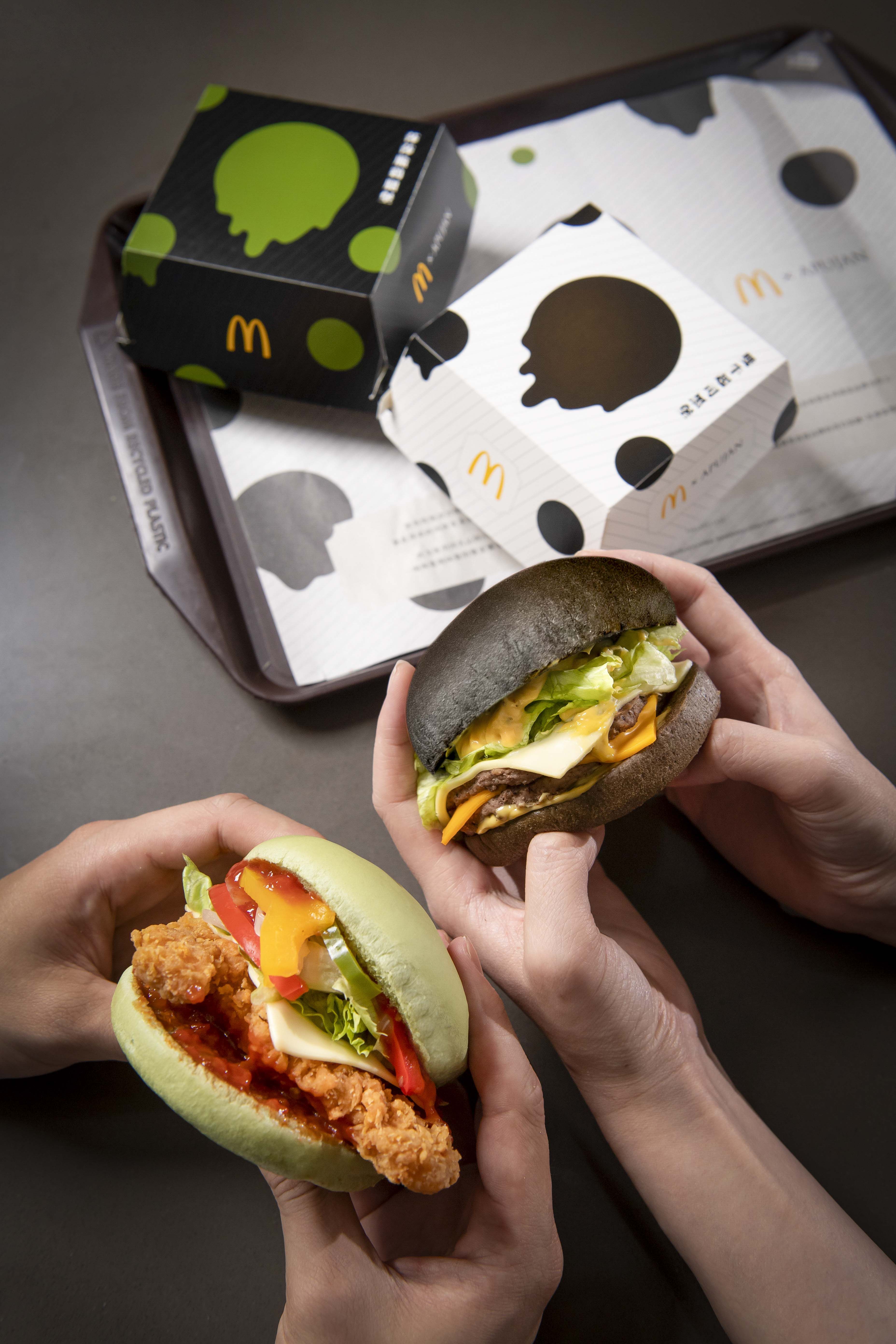 麥當勞新品】《麥當勞》爆黑時尚4/17開跑！黑色漢堡x綠色漢堡限定快閃