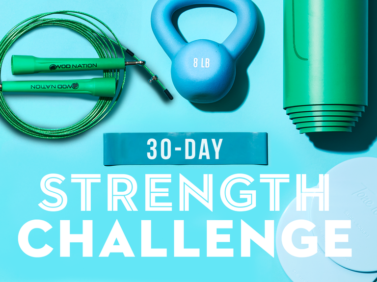 30 Day Strength Challenge: Training and Exercise Plan Designed By Experts