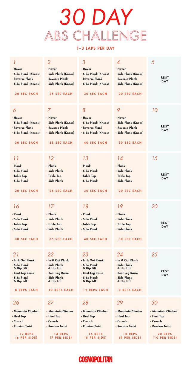 30-Day Abs Challenge