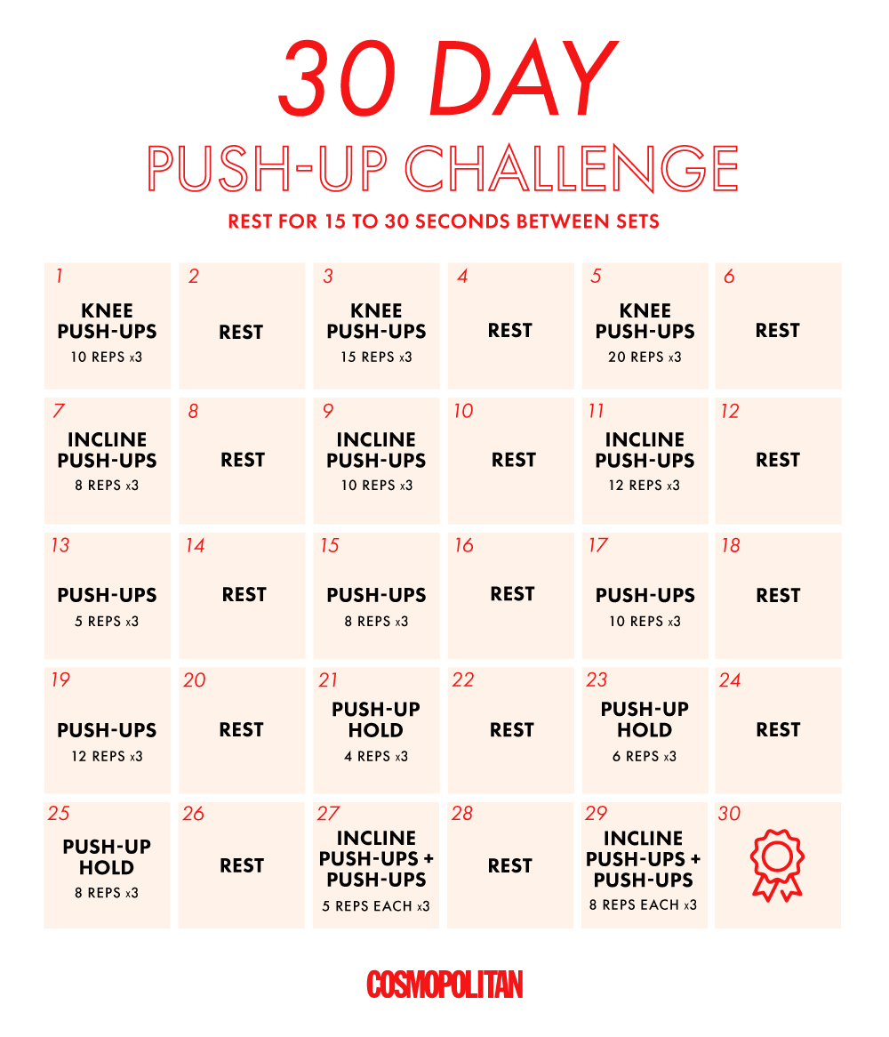push up challenge  30 day pushup challenge, Push up challenge