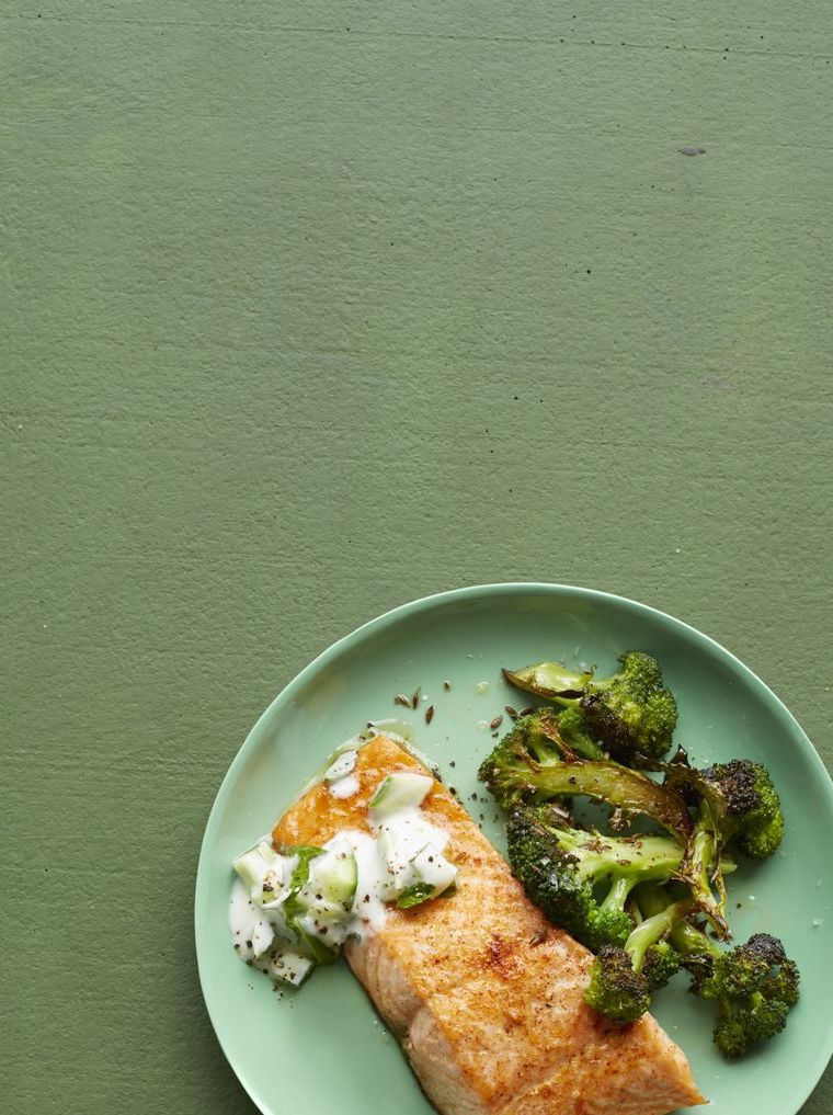 30 minute dinners salmon broccoli