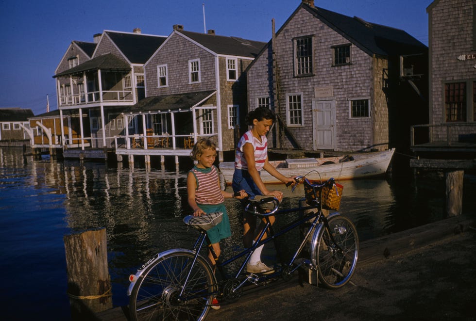 Tandem Bicycle In Nantucket