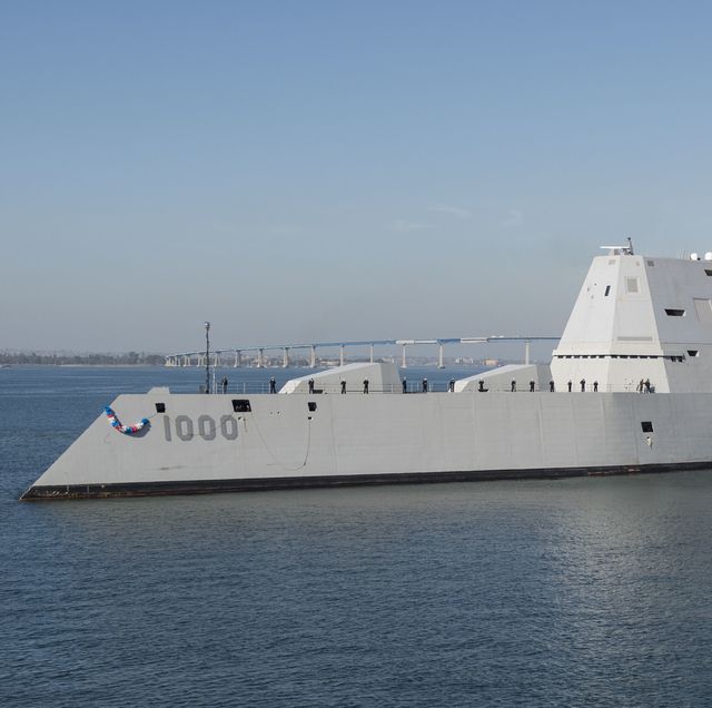 USS Zumalt, DDG-1000. (USS Monsoor is DDG-1001 but appears identical.)