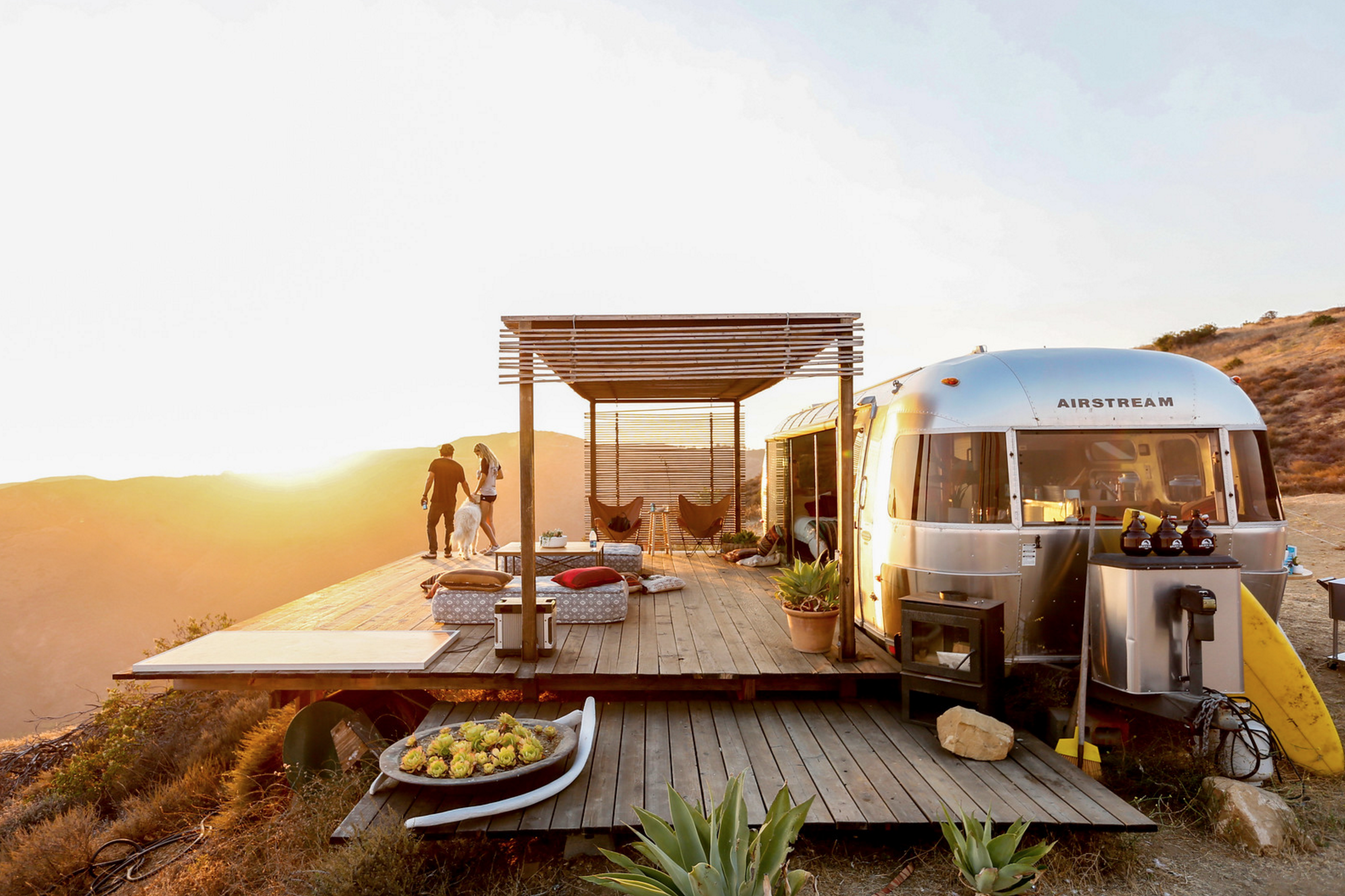 Book Your Flight This Malibu Beachfront Airstream is the Perfect