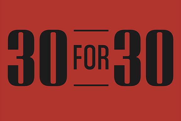 best history podcasts 30 for 30 podcast title card