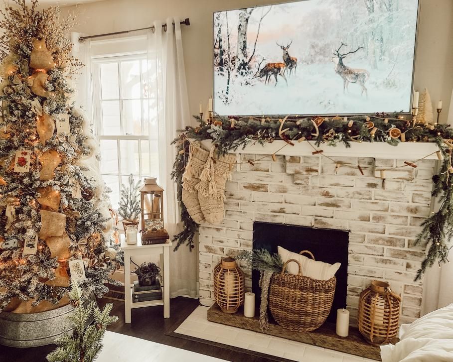 These Farmhouse Christmas Decor Ideas Are The Definition Of Cozy