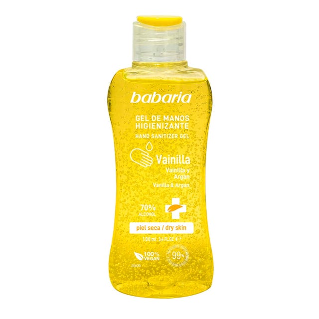 gel de manos hidroalcohólico vainilla