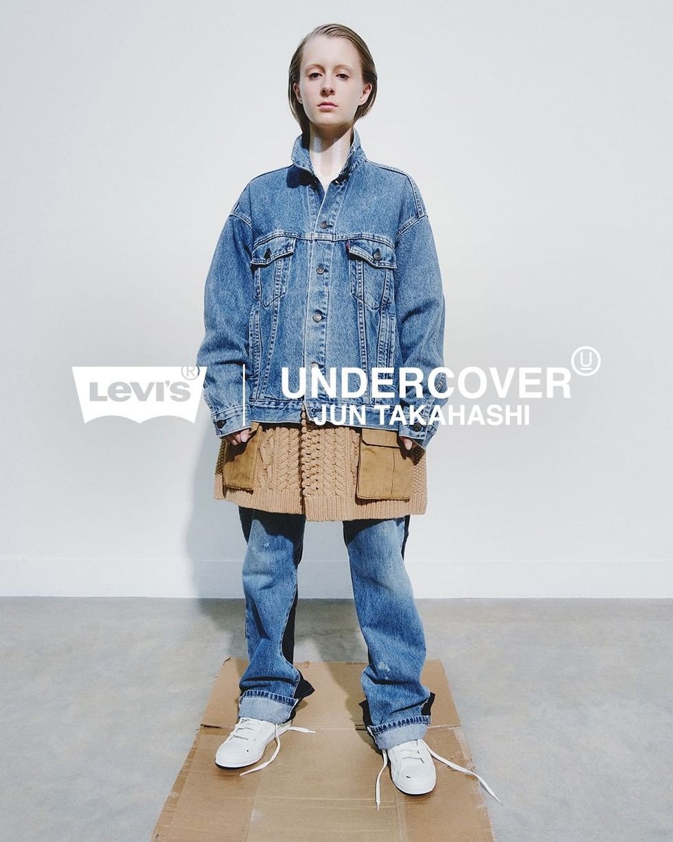 levi’s® x undercover一同重組丹寧服飾元素，高橋盾解構玩出時尚新意！