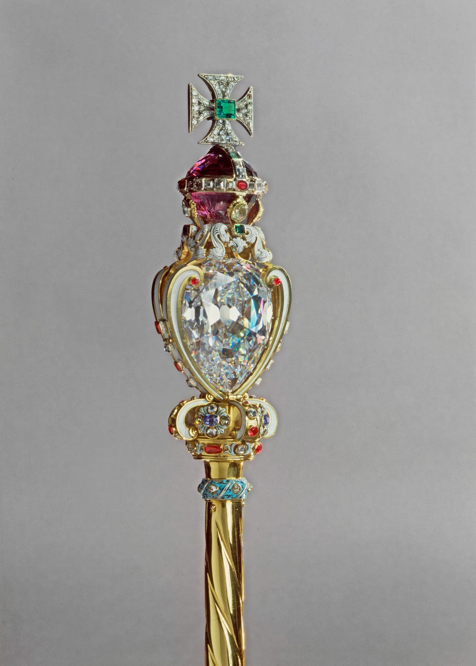 the sovereign's sceptre with cross