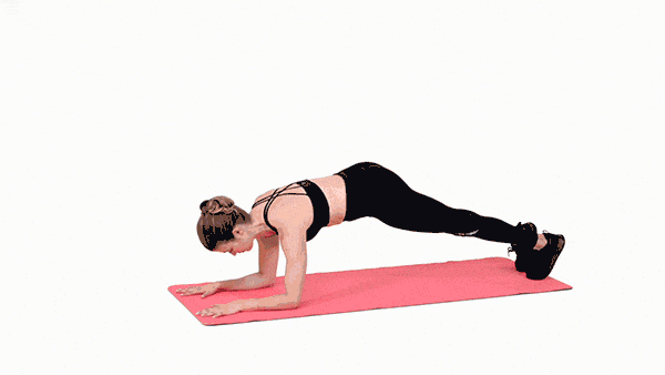 plank with hip twists