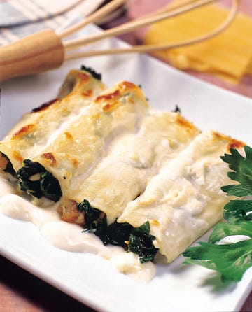 canelones de acelgas