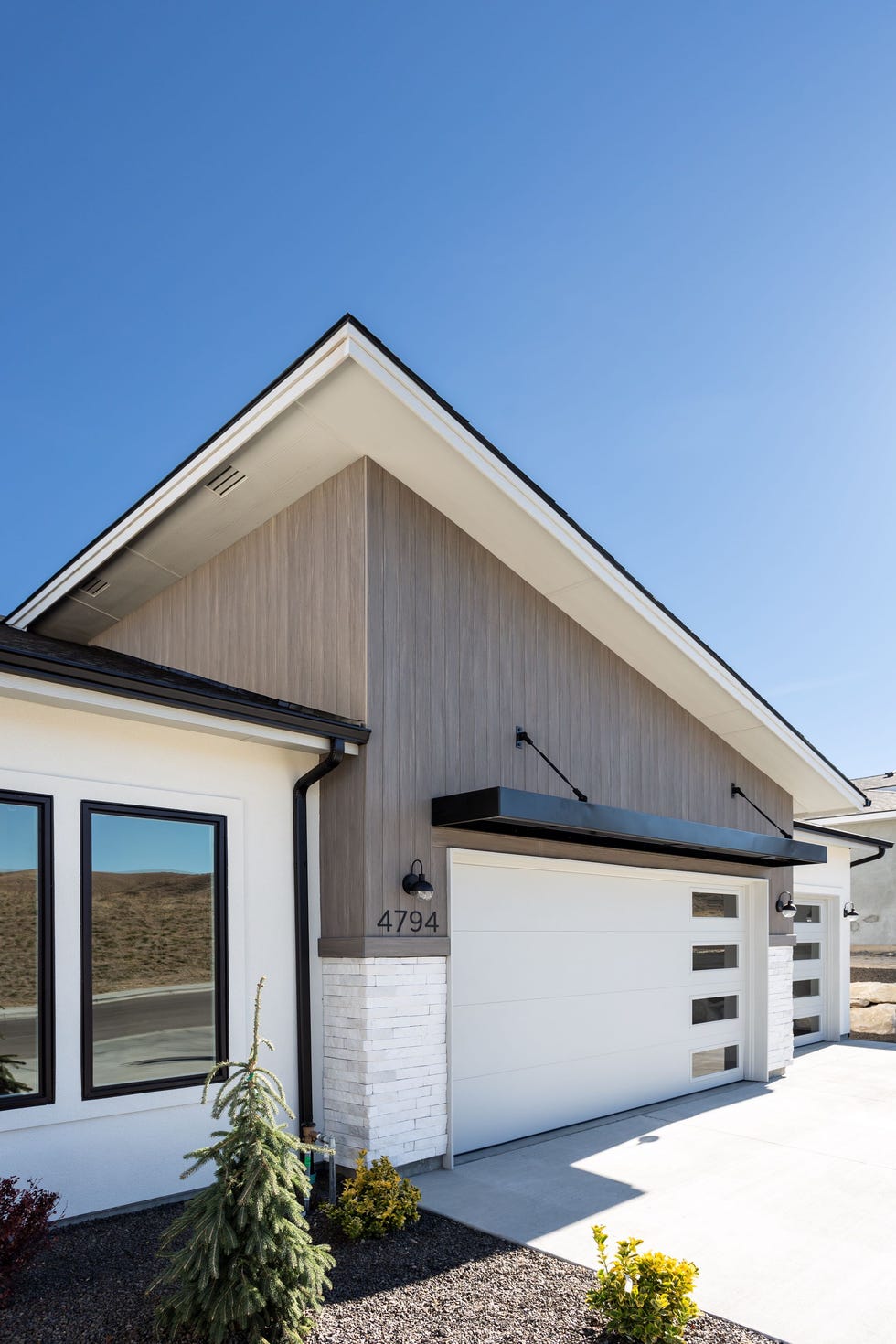 a house with pvc composite decking