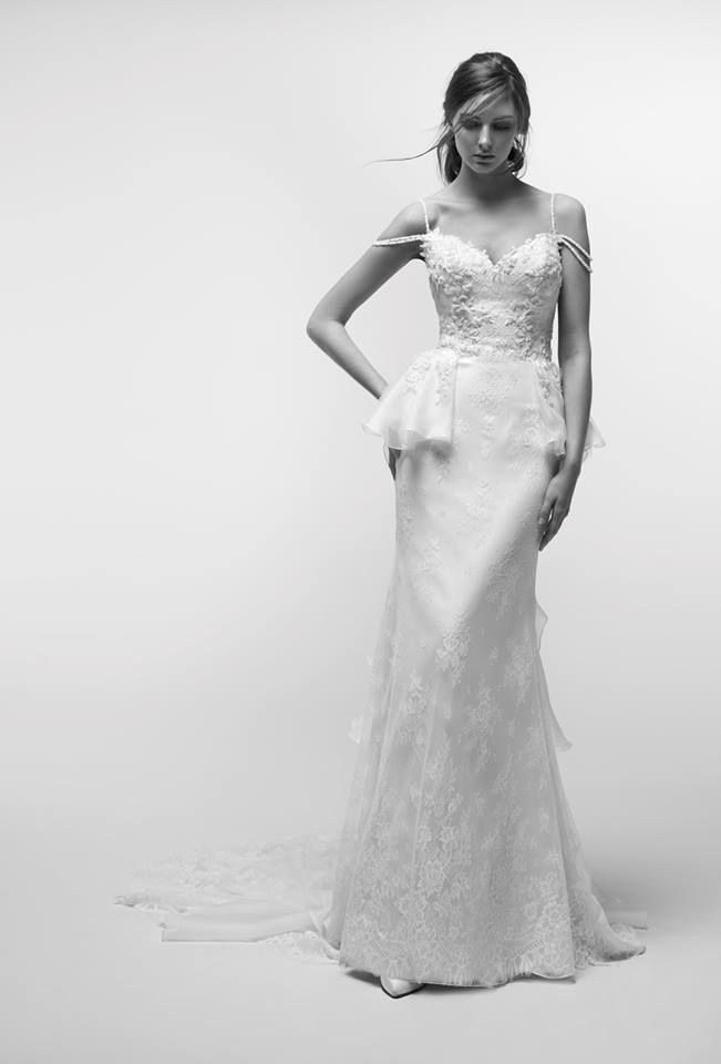 Gown, Wedding dress, Dress, Fashion model, Clothing, White, Photograph, Shoulder, Bridal party dress, Bridal clothing, 