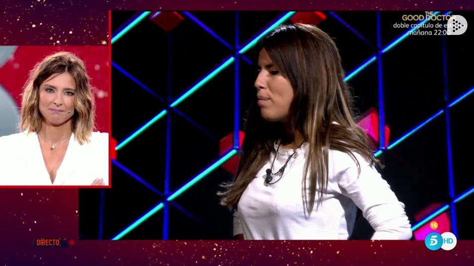 Chabelita se entera de las duras palabras que su madre dijo sobre ella durante su inesperada entrada en 'Sálvame'
