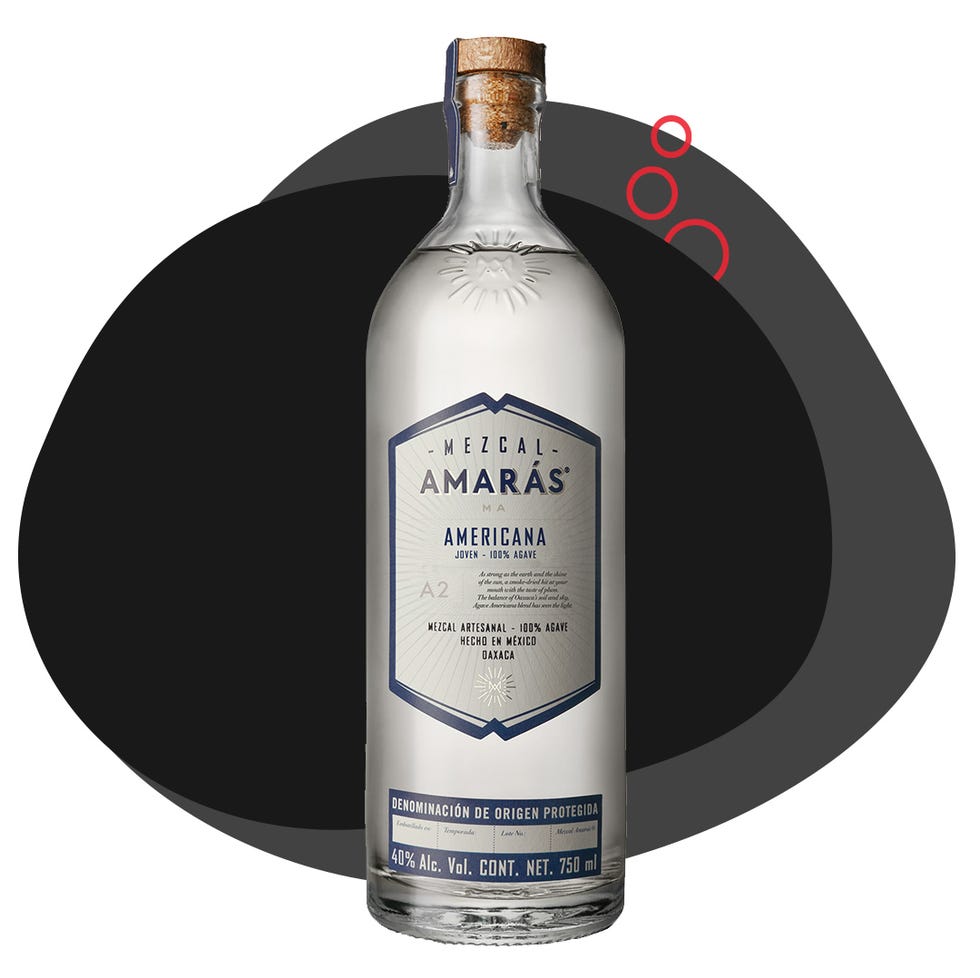 bottle of mezcal amaras americana