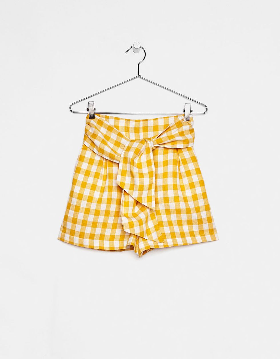 Clothing, Yellow, Shorts, Product, Swimsuit bottom, board short, Pattern, Trunks, Active shorts, Design, 