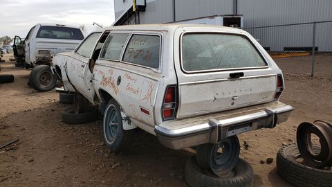 1976 mercury bobcat villager wagon in colorado wrecking yard