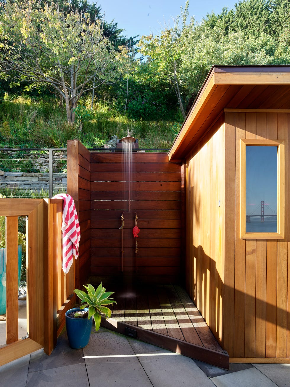 outdoor shower