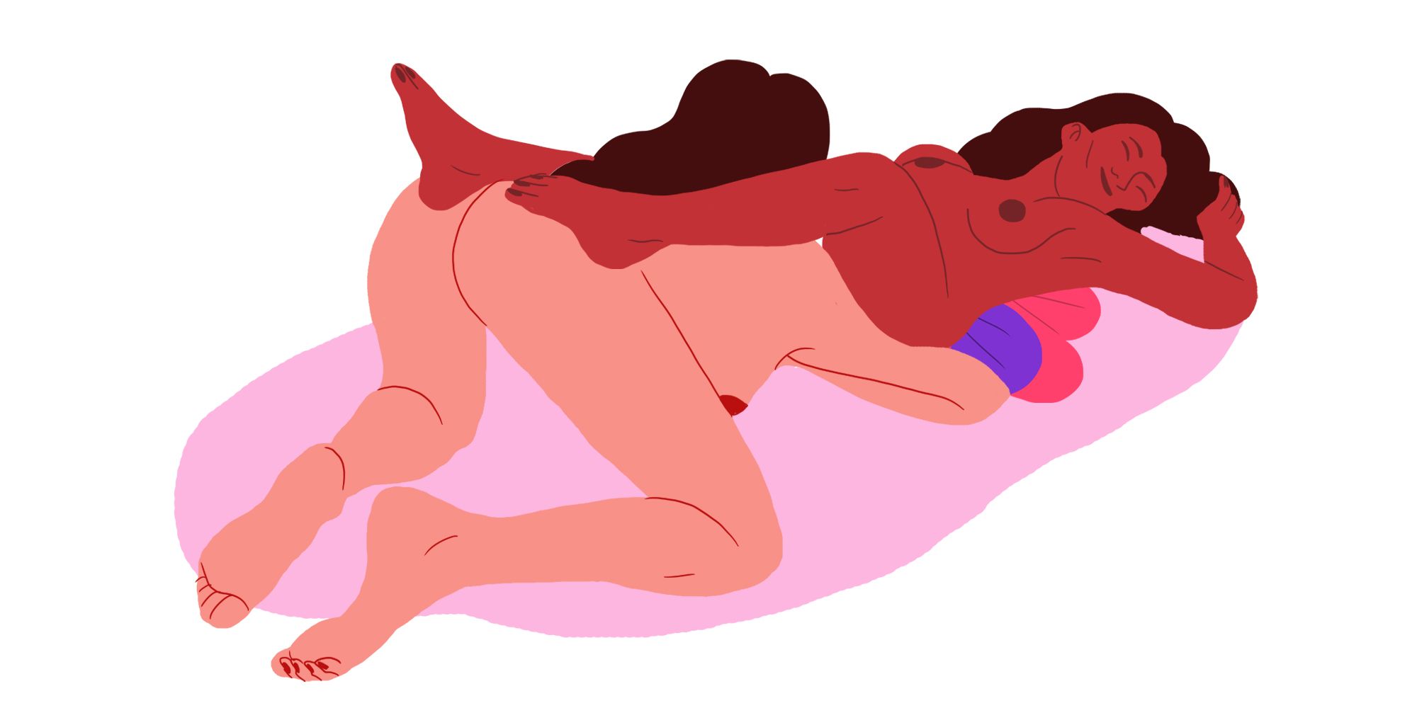 Cartoon Lesbians Porn Massage - 37 Hot Lesbian Sex Positions - Best Lesbian Sex Ideas and Positions