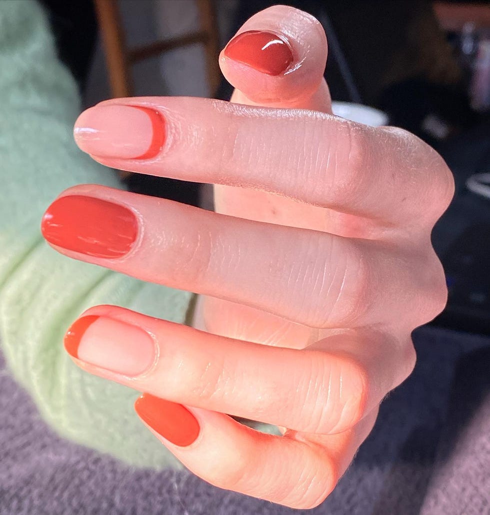 colored french tips