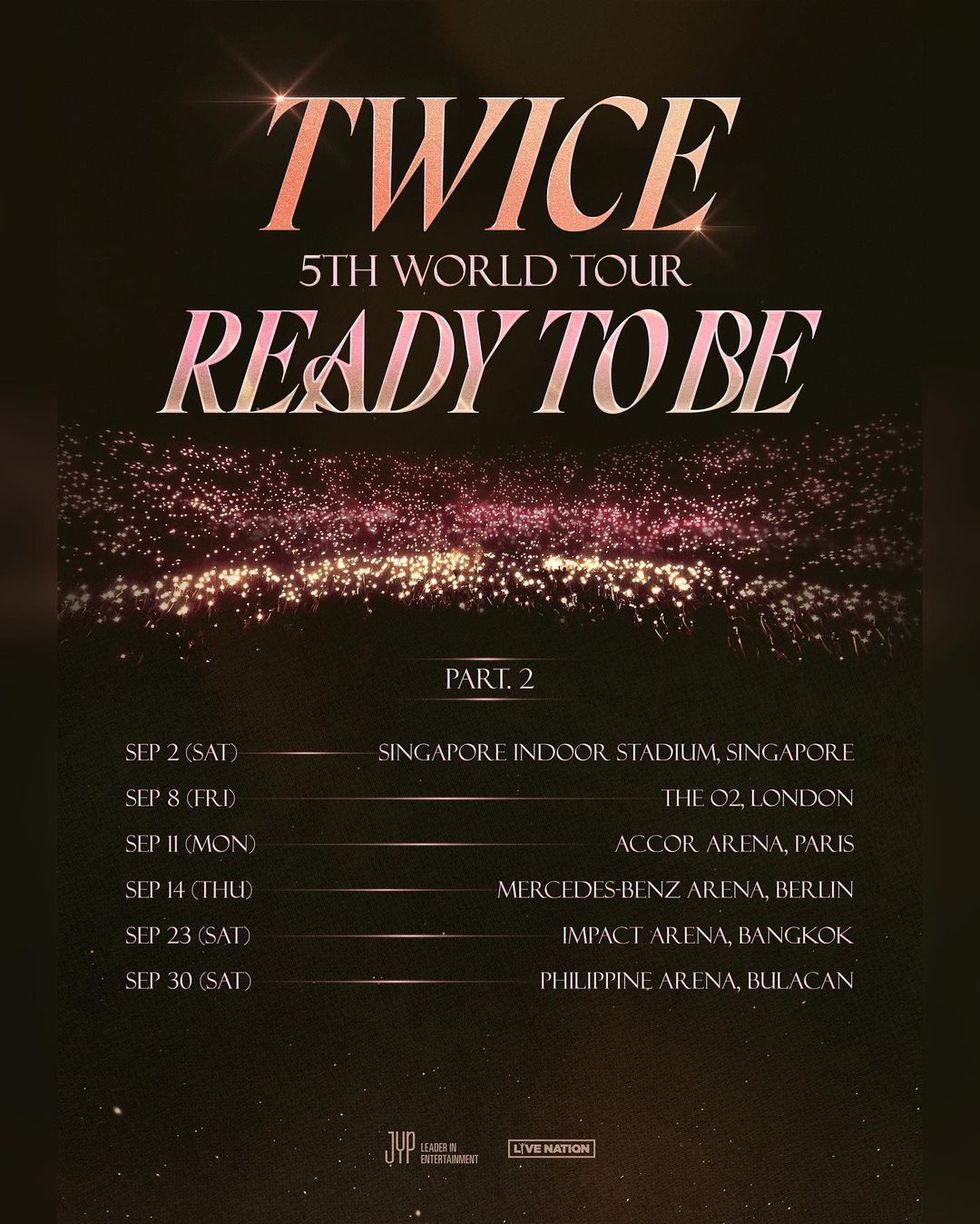 twice,演唱會,twice 演唱會,2023演唱會,周子瑜,twice 周子瑜,台灣 周子瑜,twice ready to be,ready to be,台灣演唱會,韓國,台灣,once,歐洲,twice 歐洲