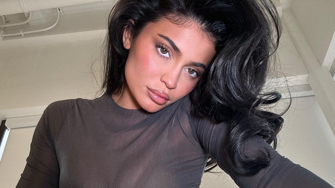 Kylie Jenner Has a Selfie Session in a See-Through Dress