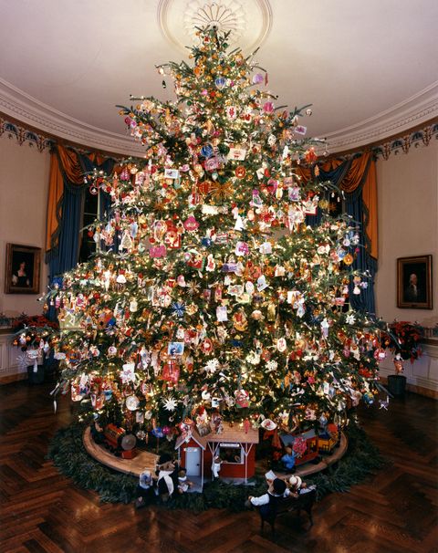 white house christmas trees