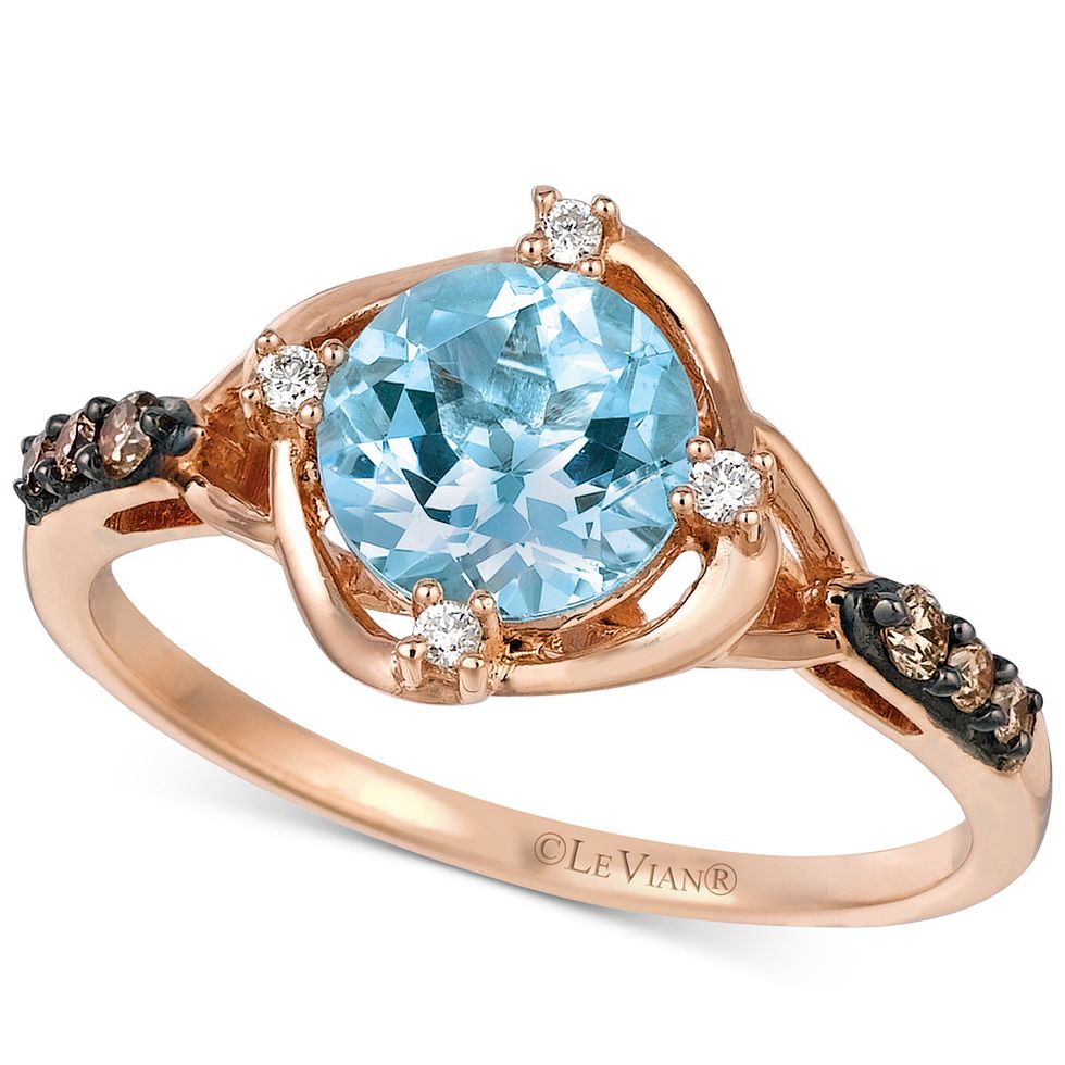 Jewellery, Ring, Fashion accessory, Engagement ring, Aqua, Gemstone, Pre-engagement ring, Diamond, Body jewelry, Blue, 