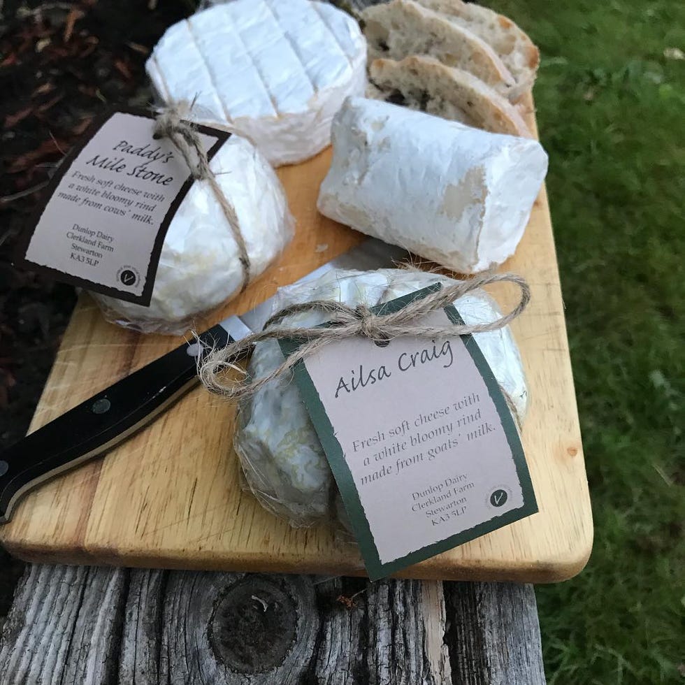 a cheese board